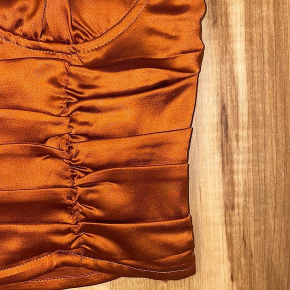 Forever 21 cropped corset style top size M - Picture 5 of 12